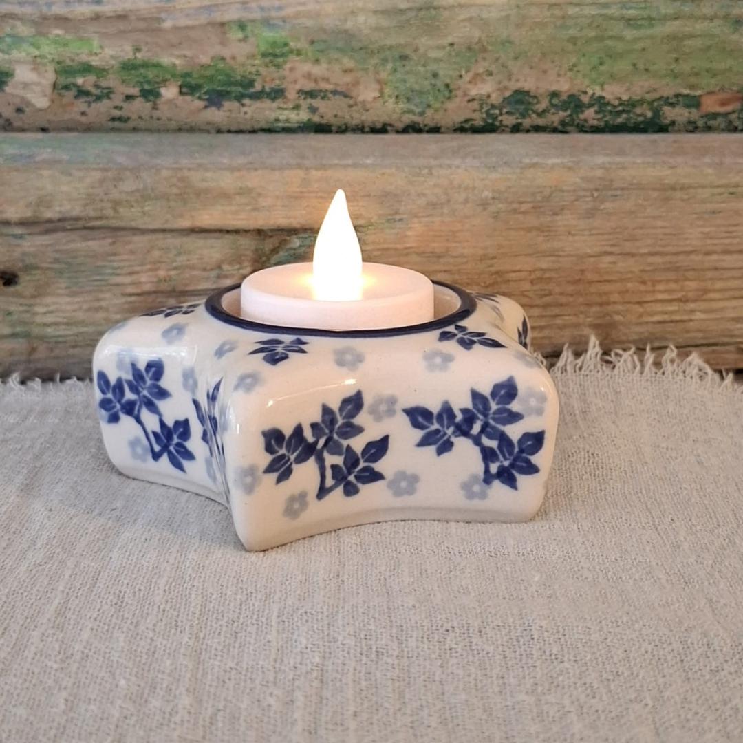 CA H09-3206x Bunzlau Theelichthouder Ster by Karolina Sliwinska - Afbeelding 2