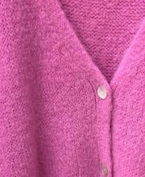 Oversized Vest Juul Mouwloos Mauve - Afbeelding 3