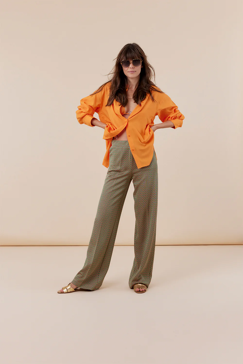 Corel Broek Lily Wide Jaquard Circle - Afbeelding 3