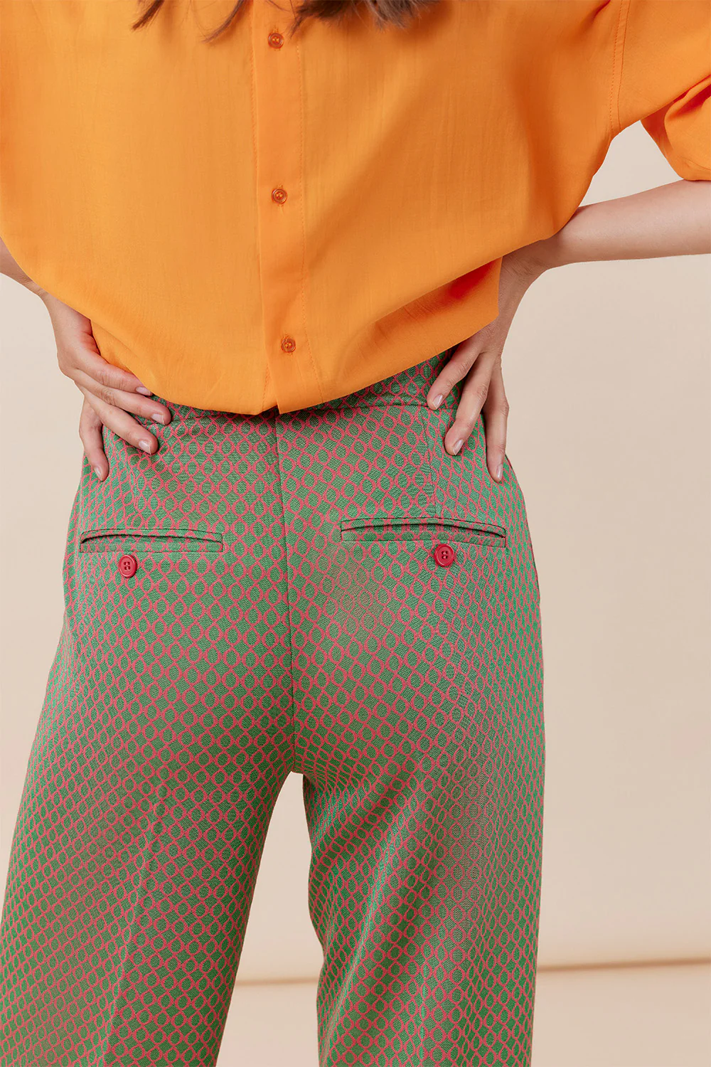 Corel Broek Lily Wide Jaquard Circle - Afbeelding 5