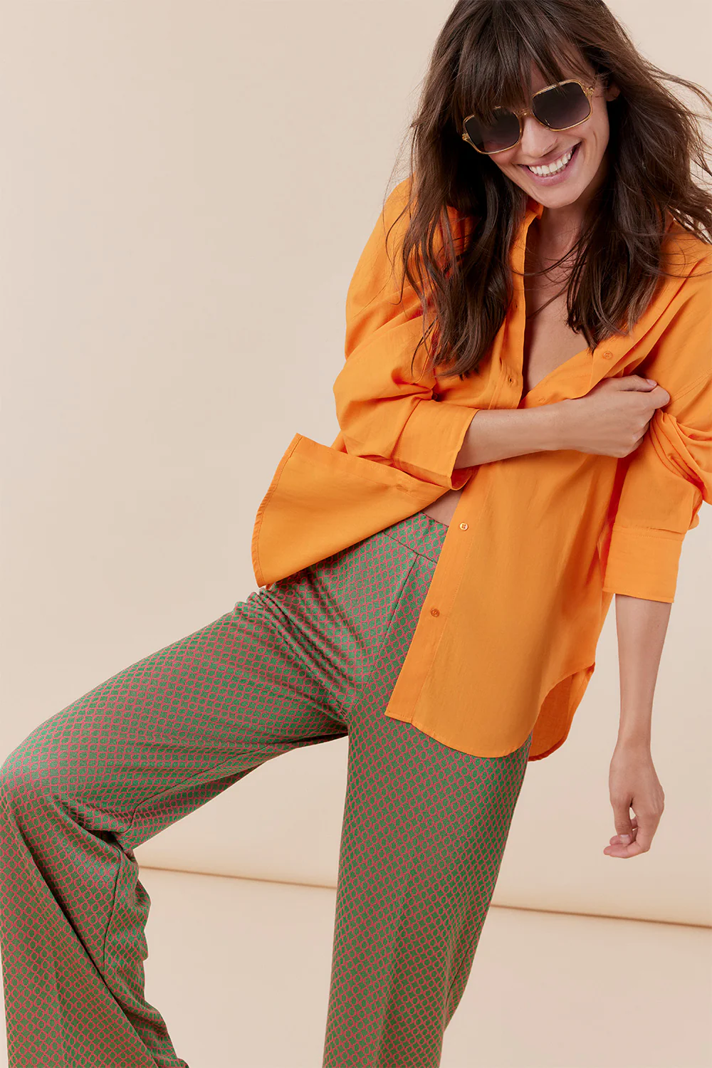 Corel Broek Lily Wide Jaquard Circle - Afbeelding 7