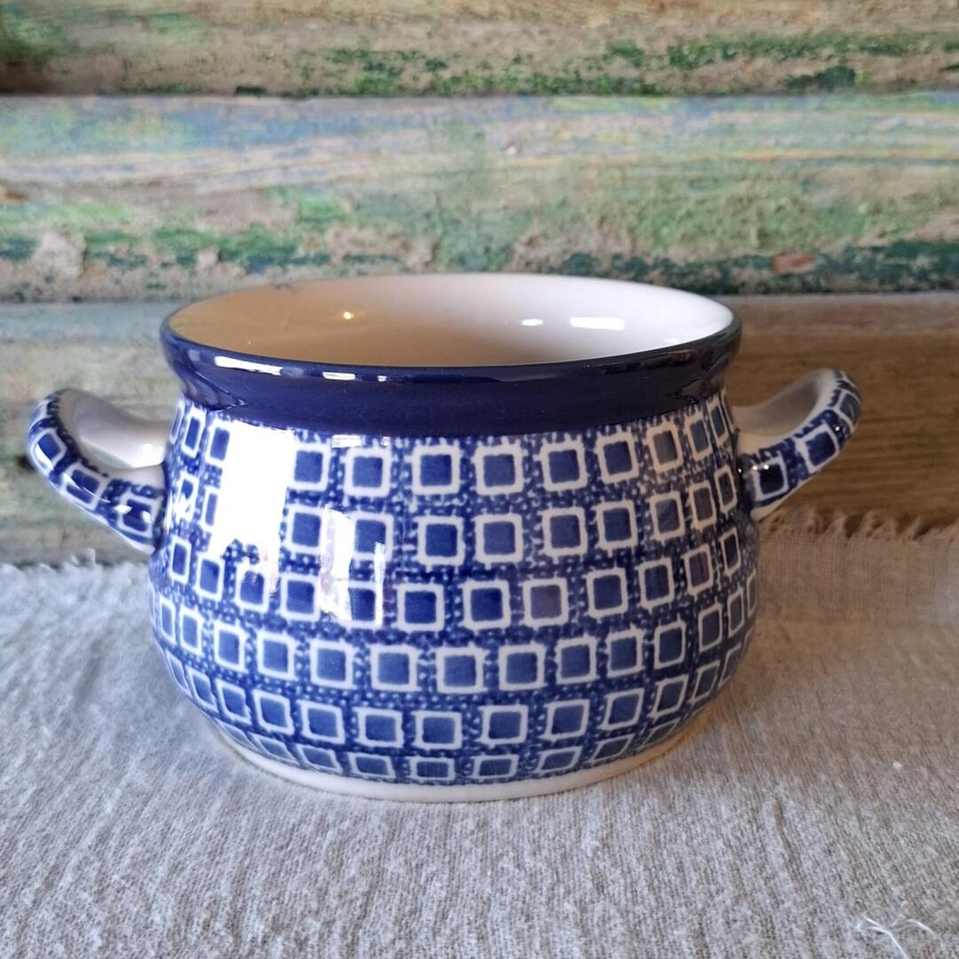 CA 016-2253x Bunzlau Soepkom met oortjes 360ml BlueDiamond - Afbeelding 2