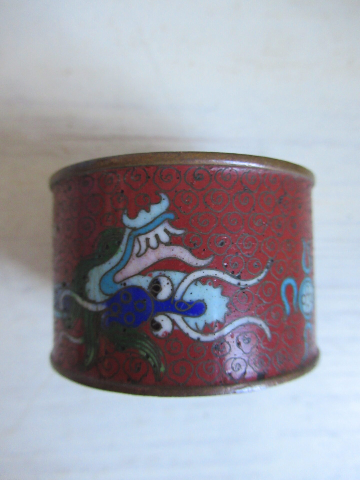 2 oude servetringen, cloisonné - Afbeelding 5