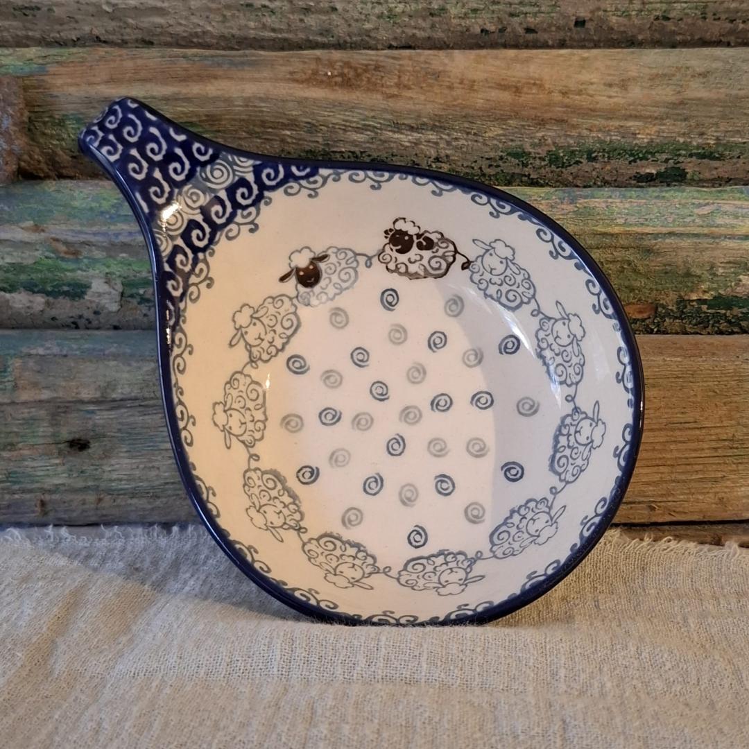 CA 174-3393x Bunzlau Spoonrest Tapas-, ovenschaaltje Ø 11.5cm BlackSheep by Maria Starzyk - Afbeelding 3