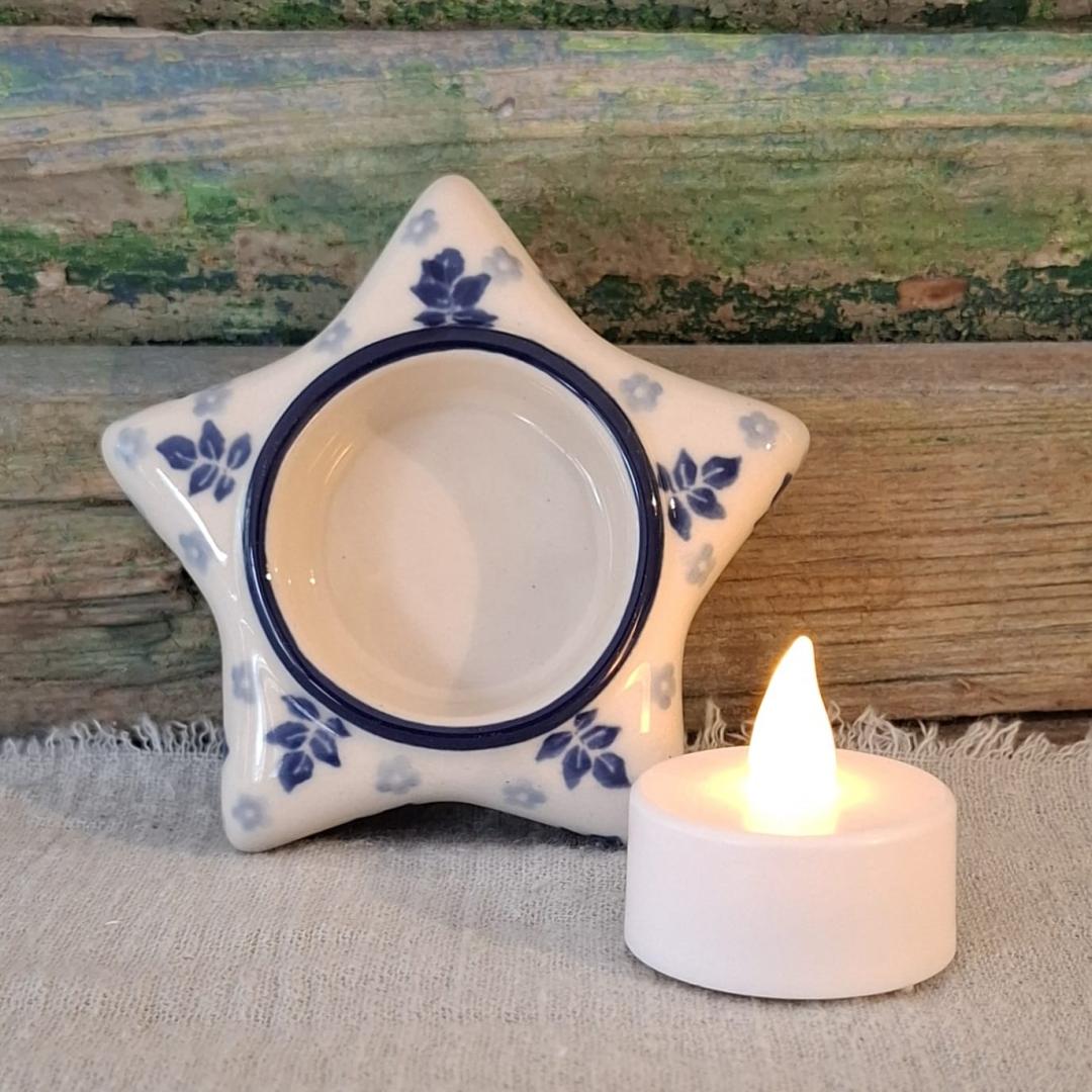 CA H09-3206x Bunzlau Theelichthouder Ster by Karolina Sliwinska - Afbeelding 3