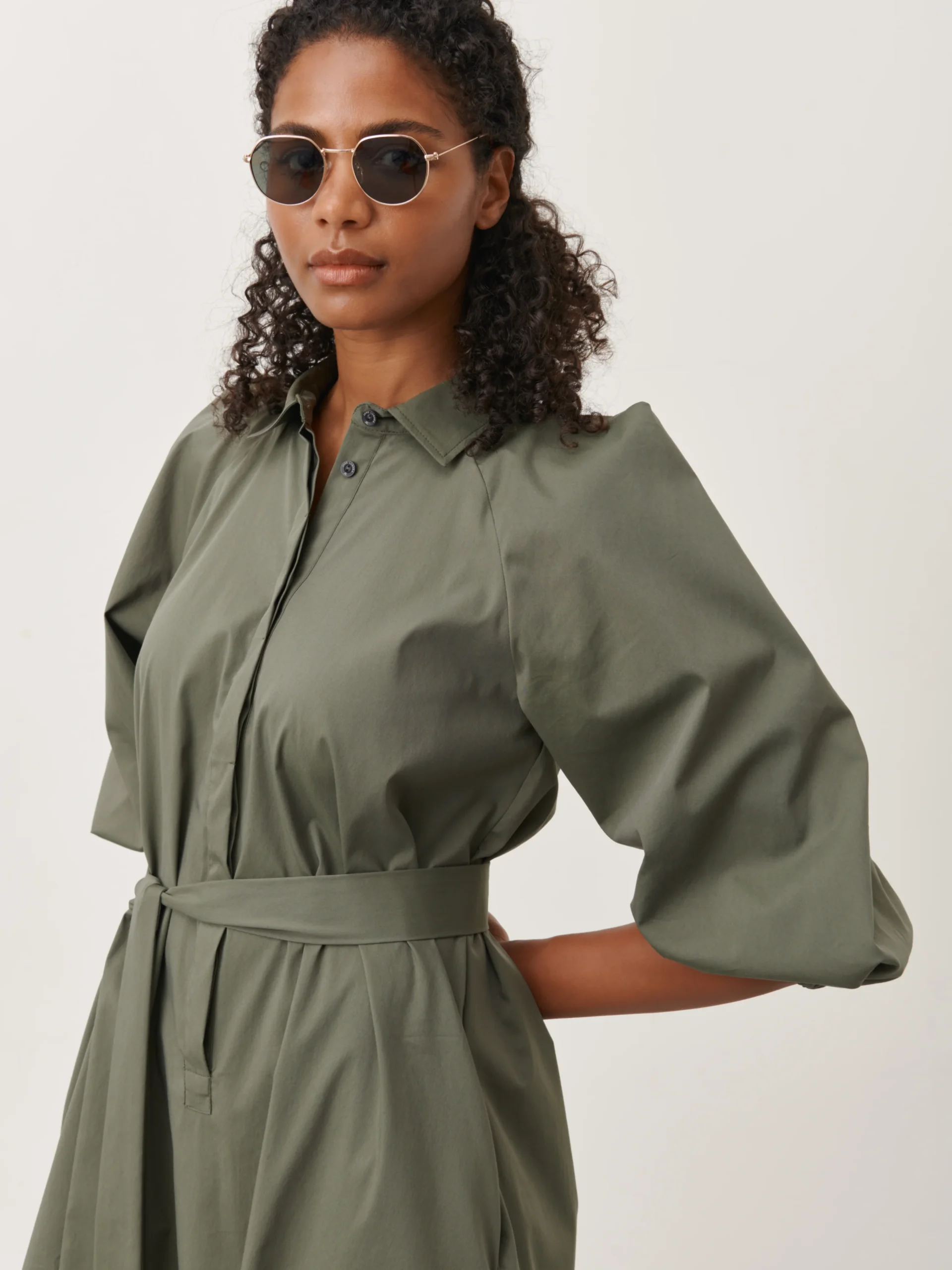 Jane Lushka Dress Carlen Army ES9242111 - Afbeelding 3