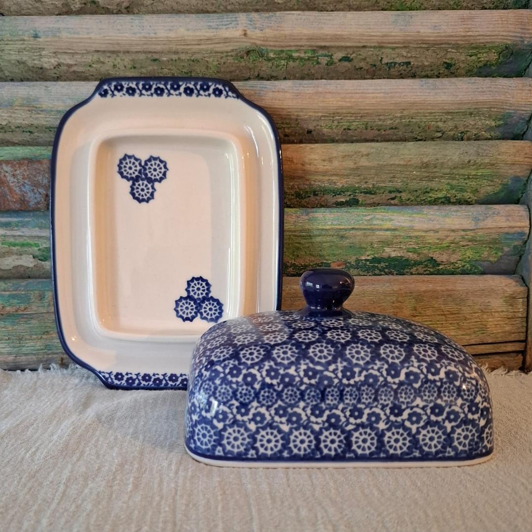 CA 295-2615x Bunzlau Botervloot Groot met schaal NewLace - Afbeelding 3