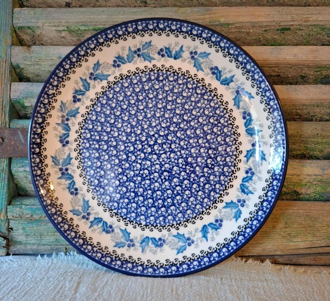 CA 257-2185x Bunzlau Dinerbord 25.5cm BlueHolly by Teresa Liana - Afbeelding 2