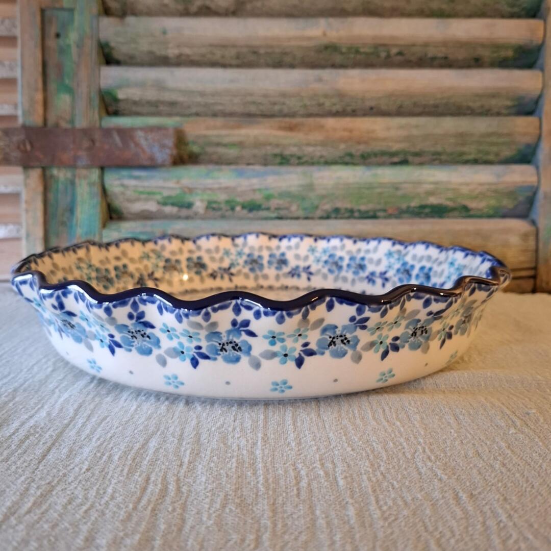 CA 636-2642x Bunzlau Quiche- Pie dish Wide Edge 25.5cm Melody - Afbeelding 2