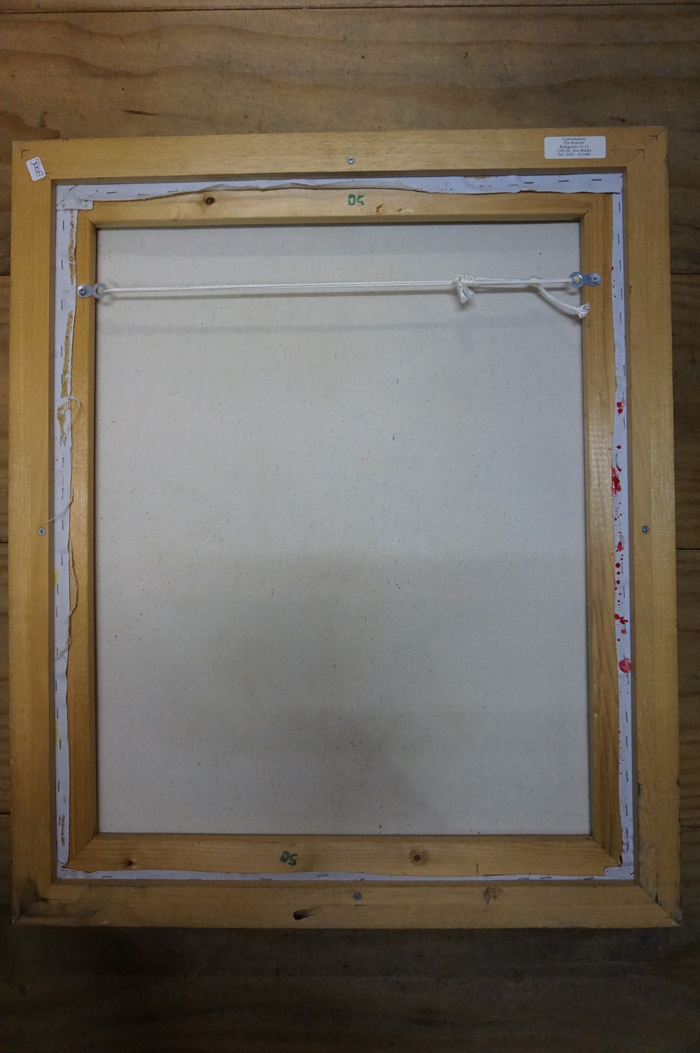 Abstract schilderij B. Long - Afbeelding 5