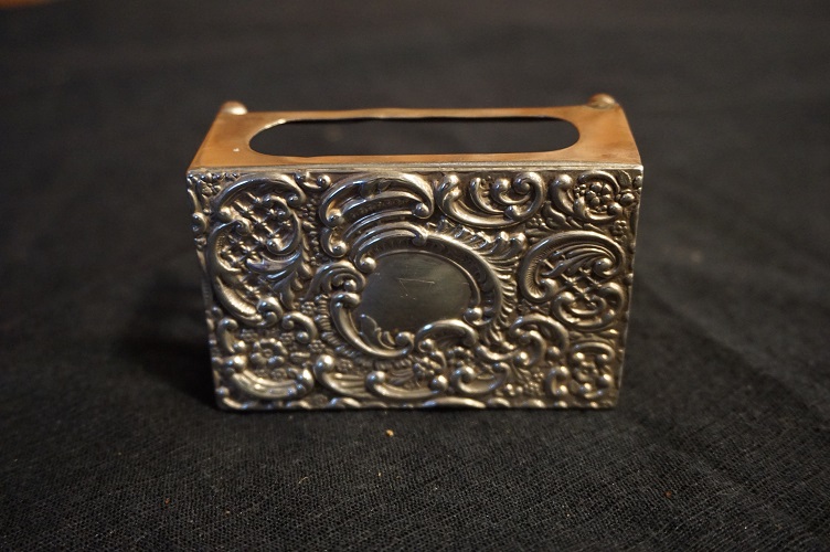 Antiek sterling zilveren luciferdooshouder (30031) - Afbeelding 4