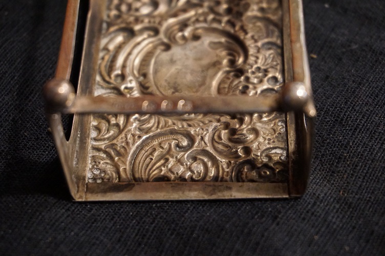 Antiek sterling zilveren luciferdooshouder (30031) - Afbeelding 6