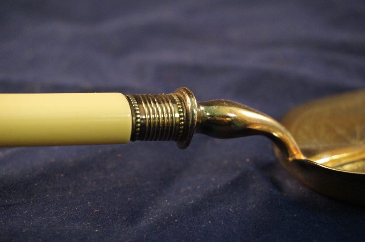 Antieke verzilverde schep met kunststof handvat - Afbeelding 7