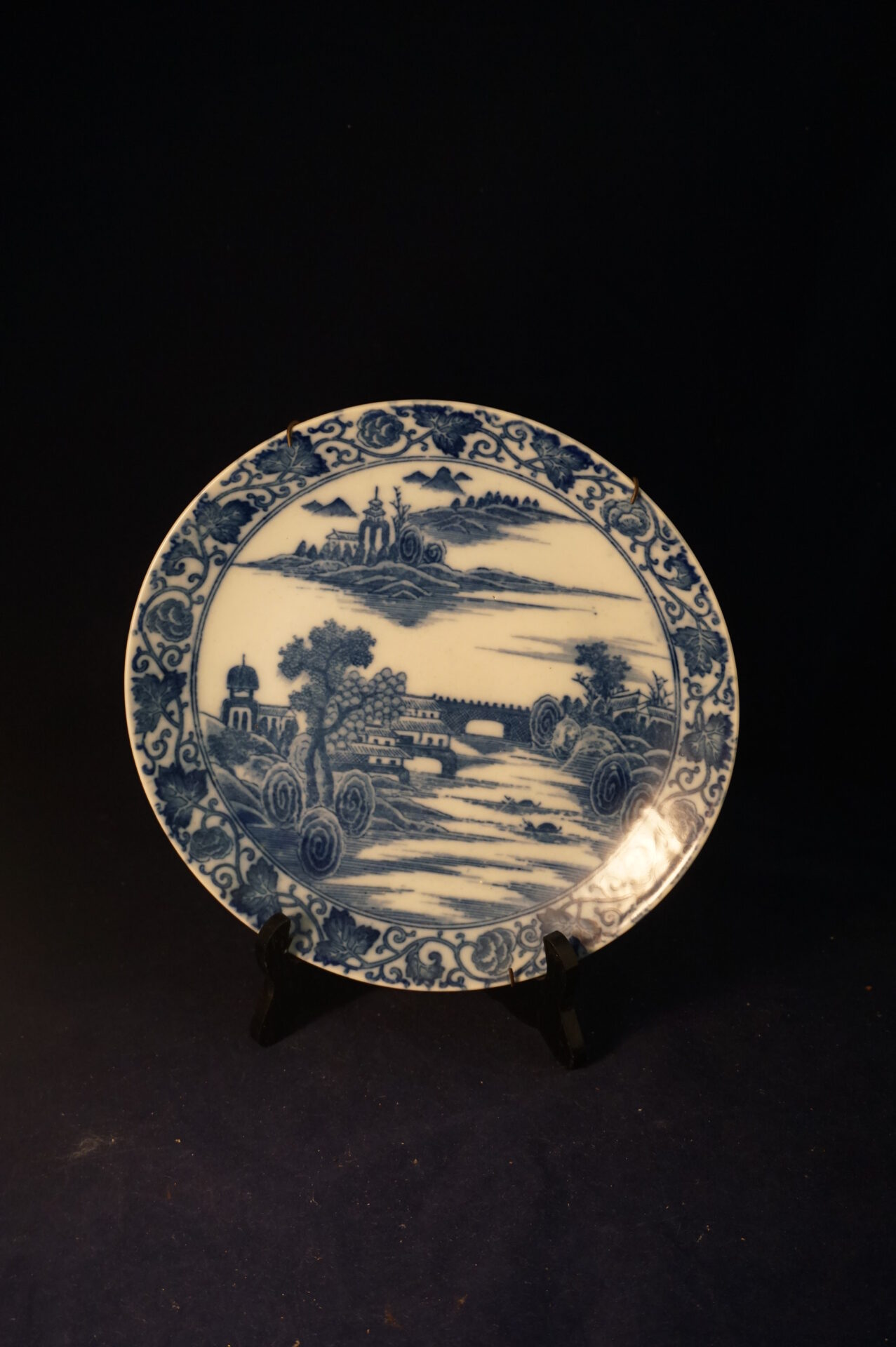 Antieke Meiji Imari Japans porseleinen bord - Afbeelding 2