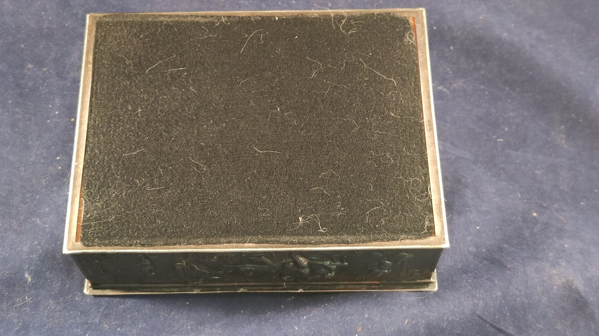 Antieke verzilverde sieradendoos - Afbeelding 7