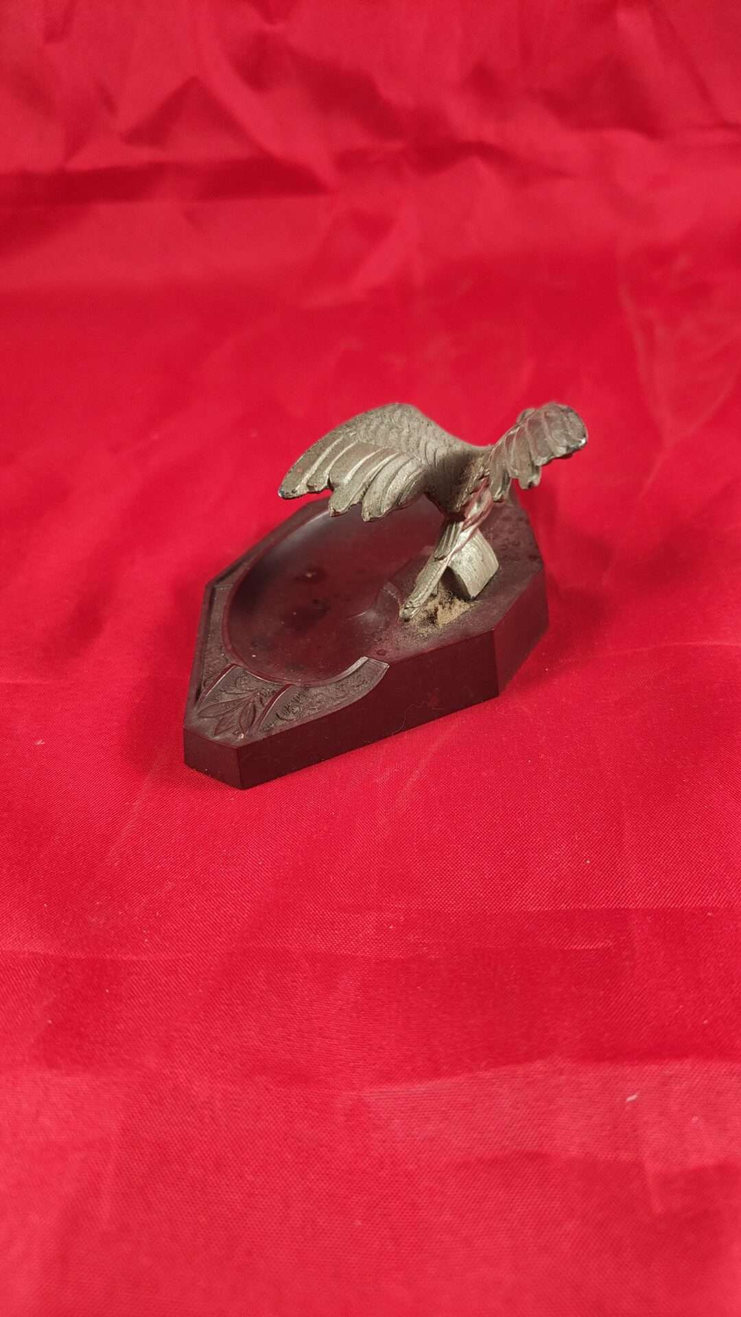 Art Deco asbak met vogel - Afbeelding 4