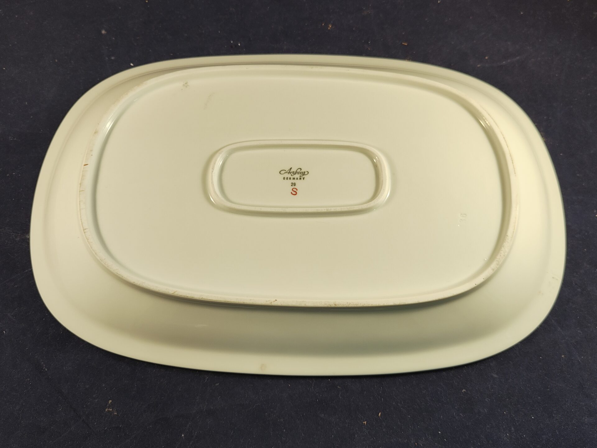 Vintage Arzburg Germany serveerschaal met vier kleine schalen - Afbeelding 4