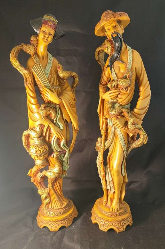 Chinese beelden man en vrouw - Afbeelding 7