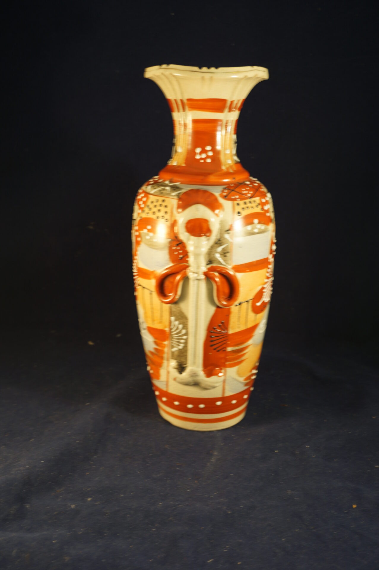 Brocante Japanse Satsuma Vaas - Afbeelding 3