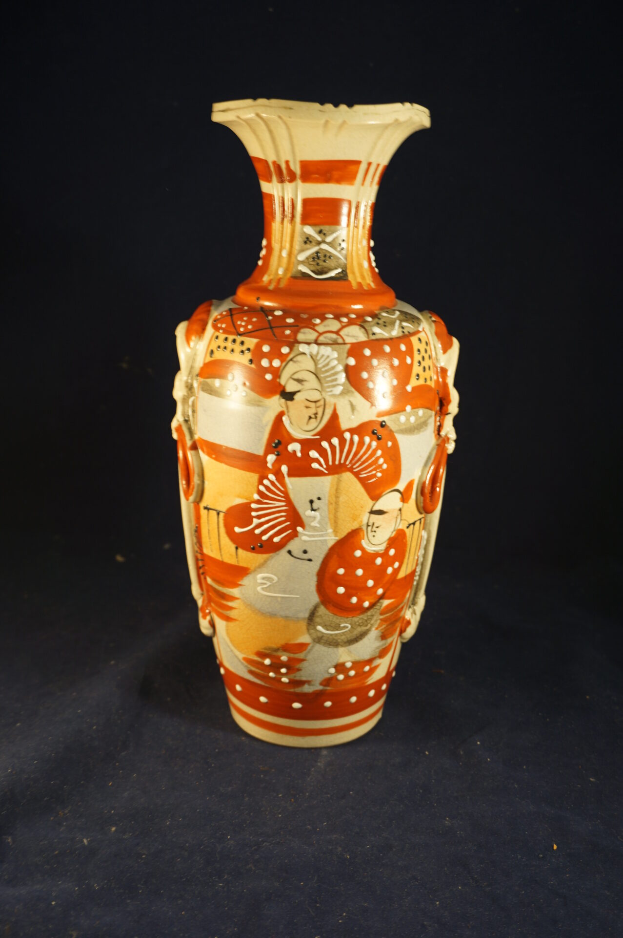 Brocante Japanse Satsuma Vaas - Afbeelding 4