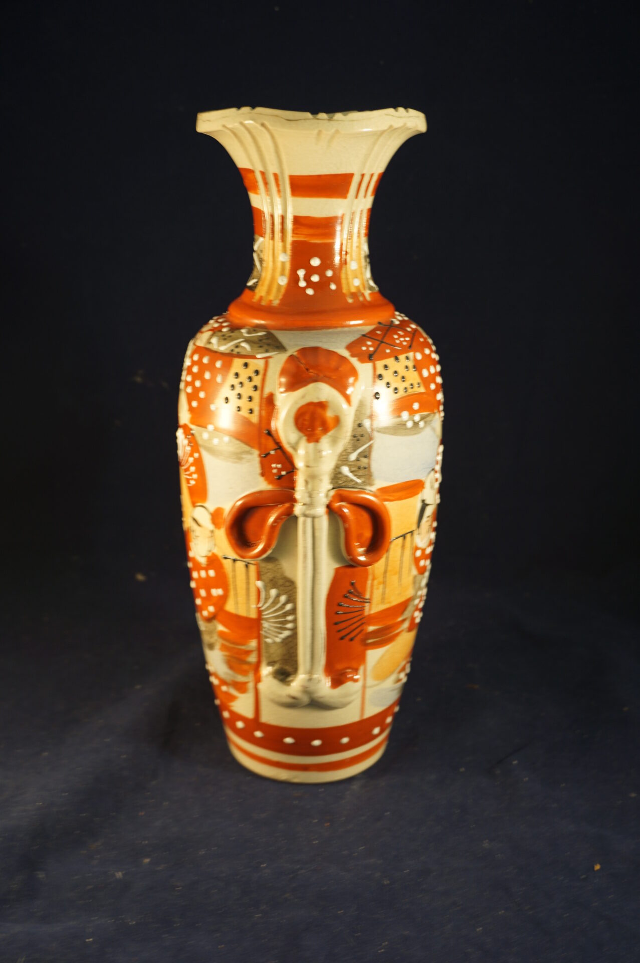 Brocante Japanse Satsuma Vaas - Afbeelding 5