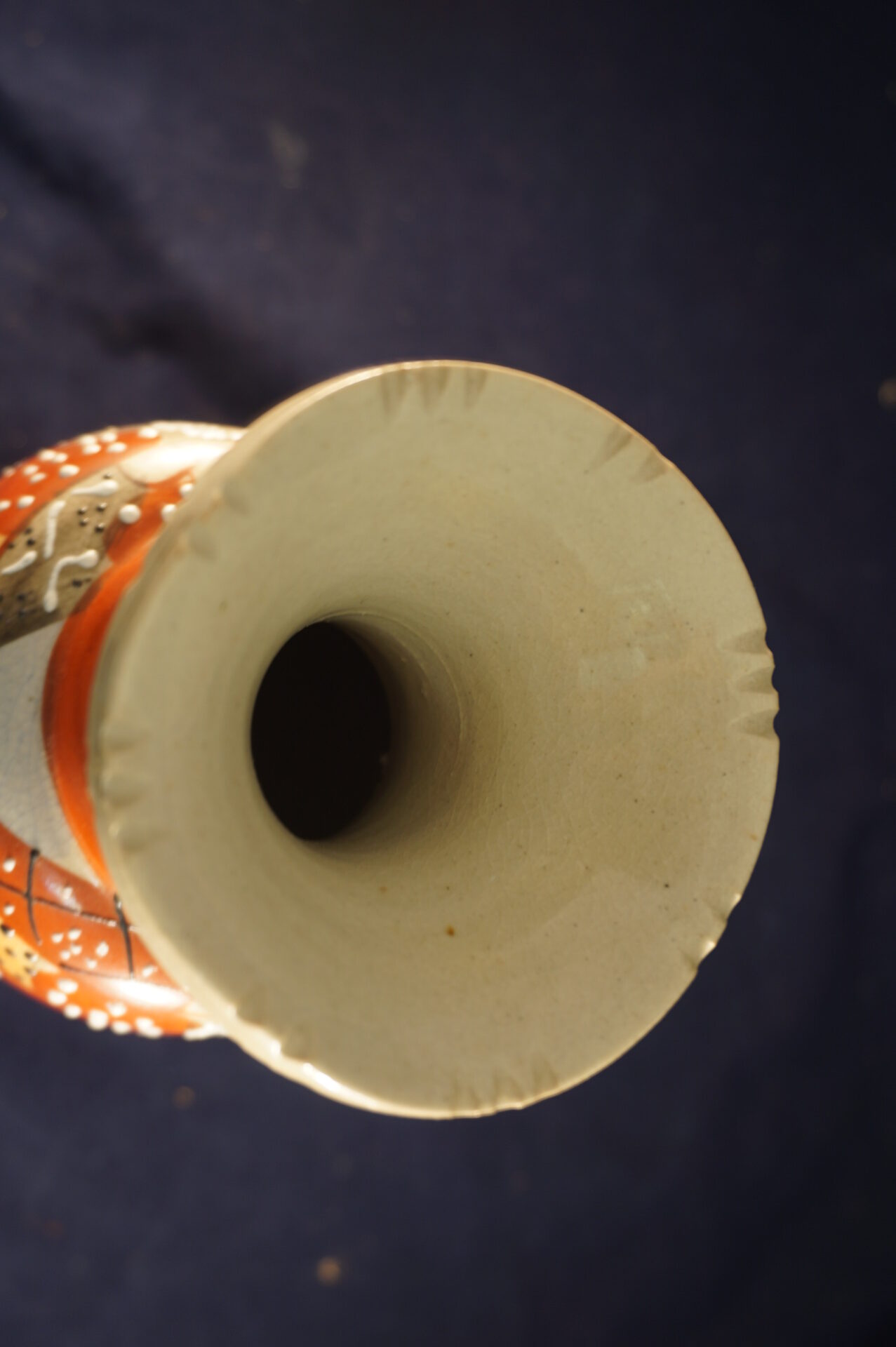 Brocante Japanse Satsuma Vaas - Afbeelding 6