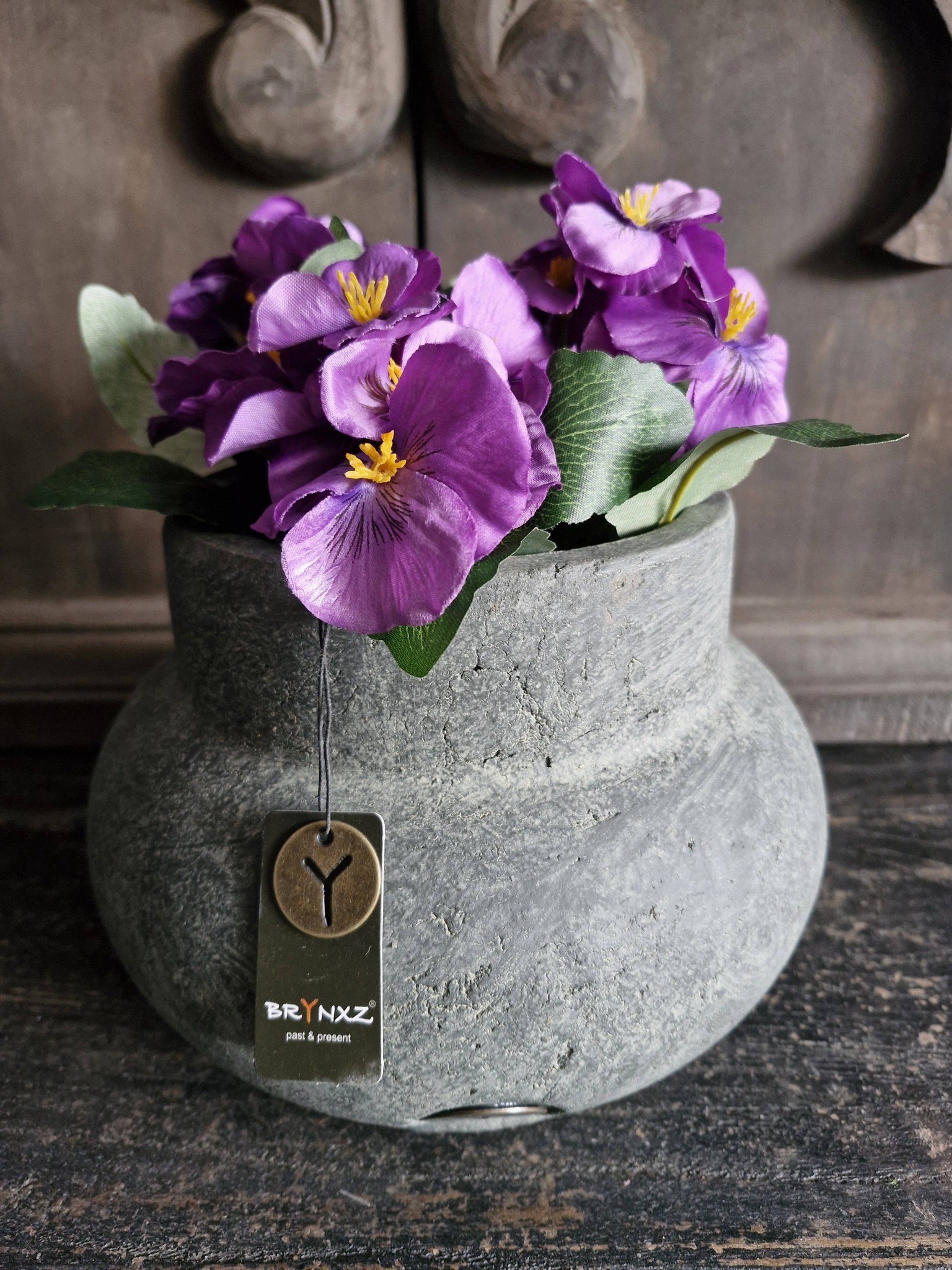 Brynxz Bloempot Majestic Vintage. M - Afbeelding 3