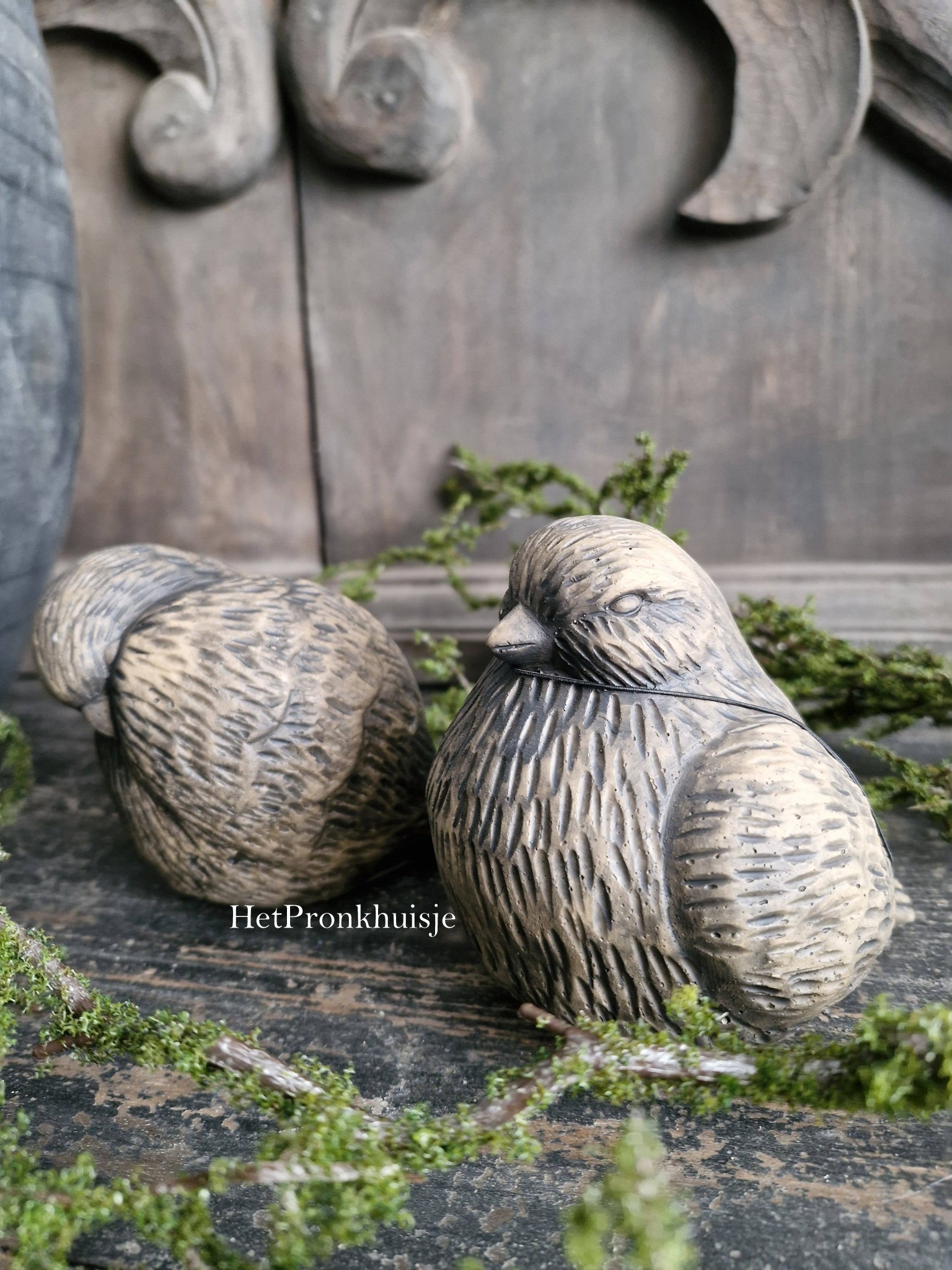 Brynxz. Set van 2 vogels. Majestic Brown - Afbeelding 3