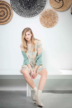 Dame Blanche Cardigan Cagno Suga Pool - Afbeelding 7