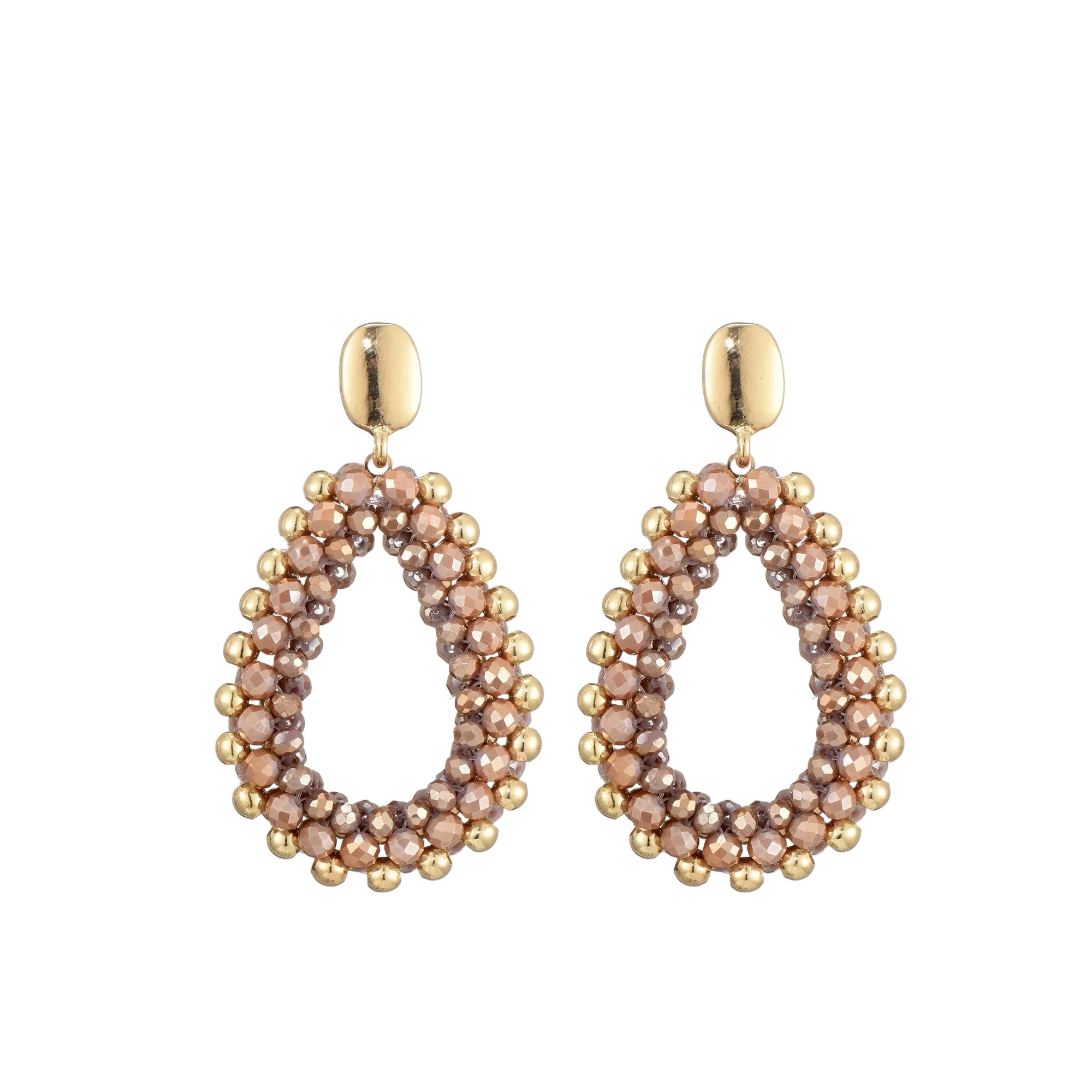 Oorbellen Yara Camel - Afbeelding 2