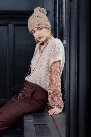 Dame Blanche Top Carine Bordeaux - Afbeelding 4