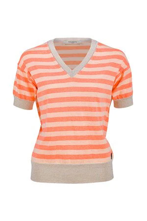 Dame Blanche Top Streep Cari Yellow - Afbeelding 3