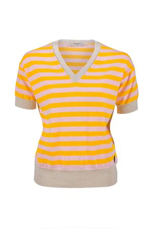 Dame Blanche Top Streep Cari Coral - Afbeelding 3