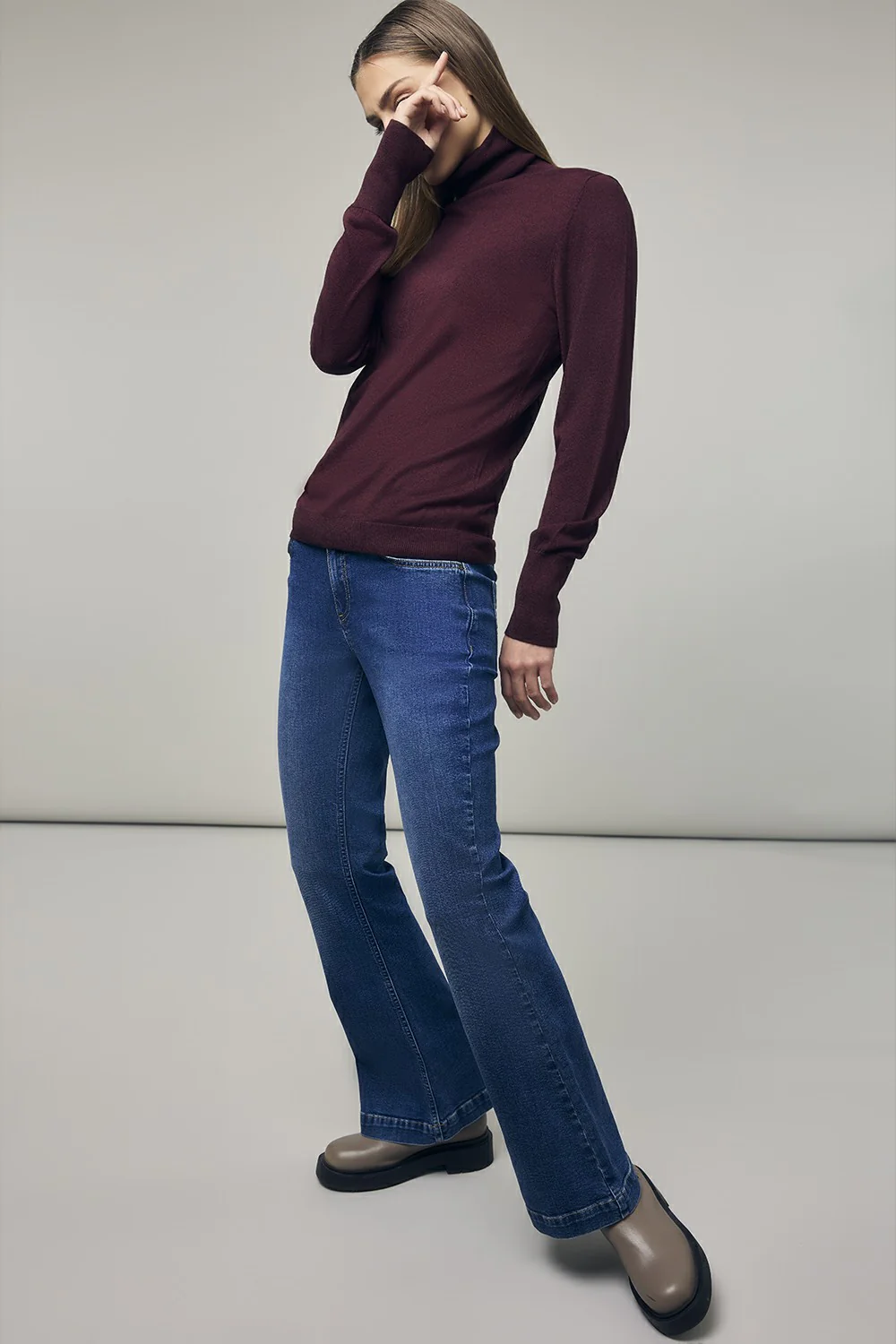 Corel Maggie Flare Jeans Denim Blue - Afbeelding 6