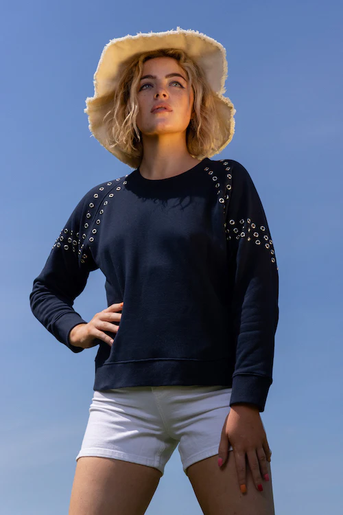 Sweater Holy Moly Navy - Afbeelding 2