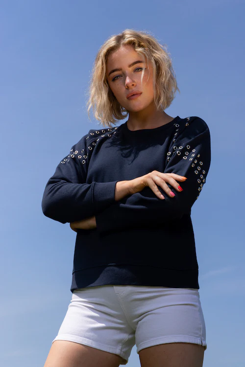 Sweater Holy Moly Navy - Afbeelding 3