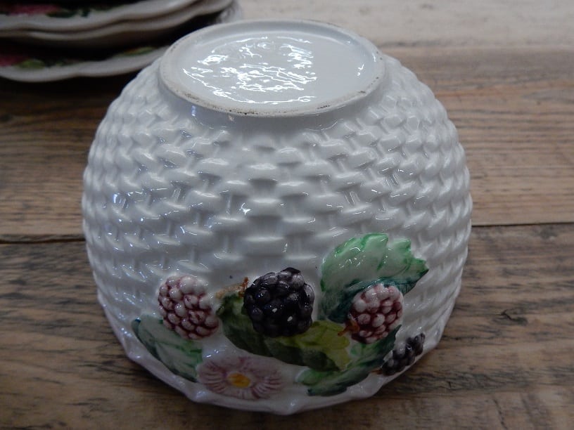 F.G. bloemen fruit kom en schotel - Afbeelding 2