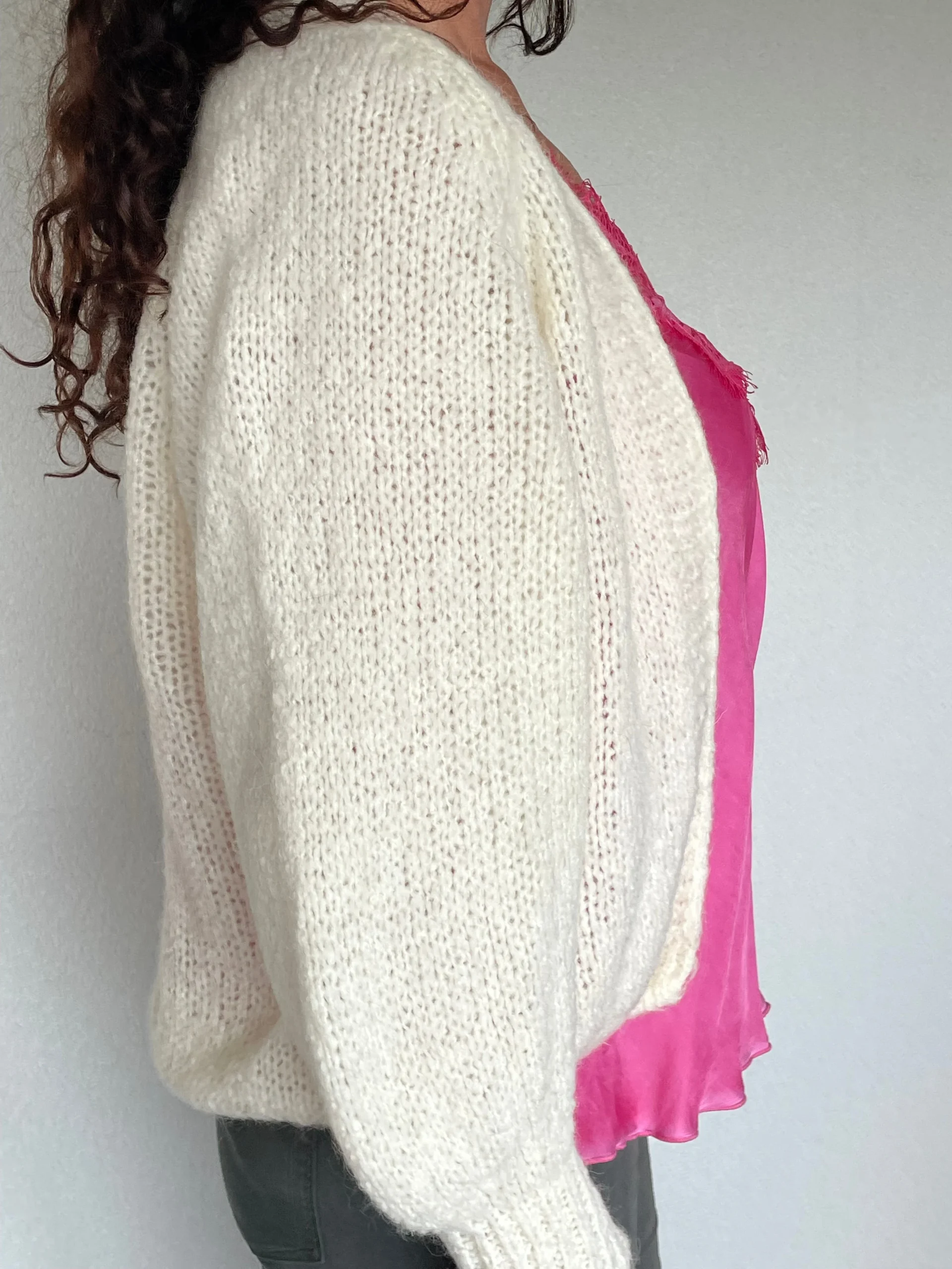 Vest Luxe Raha Ecru - Afbeelding 5