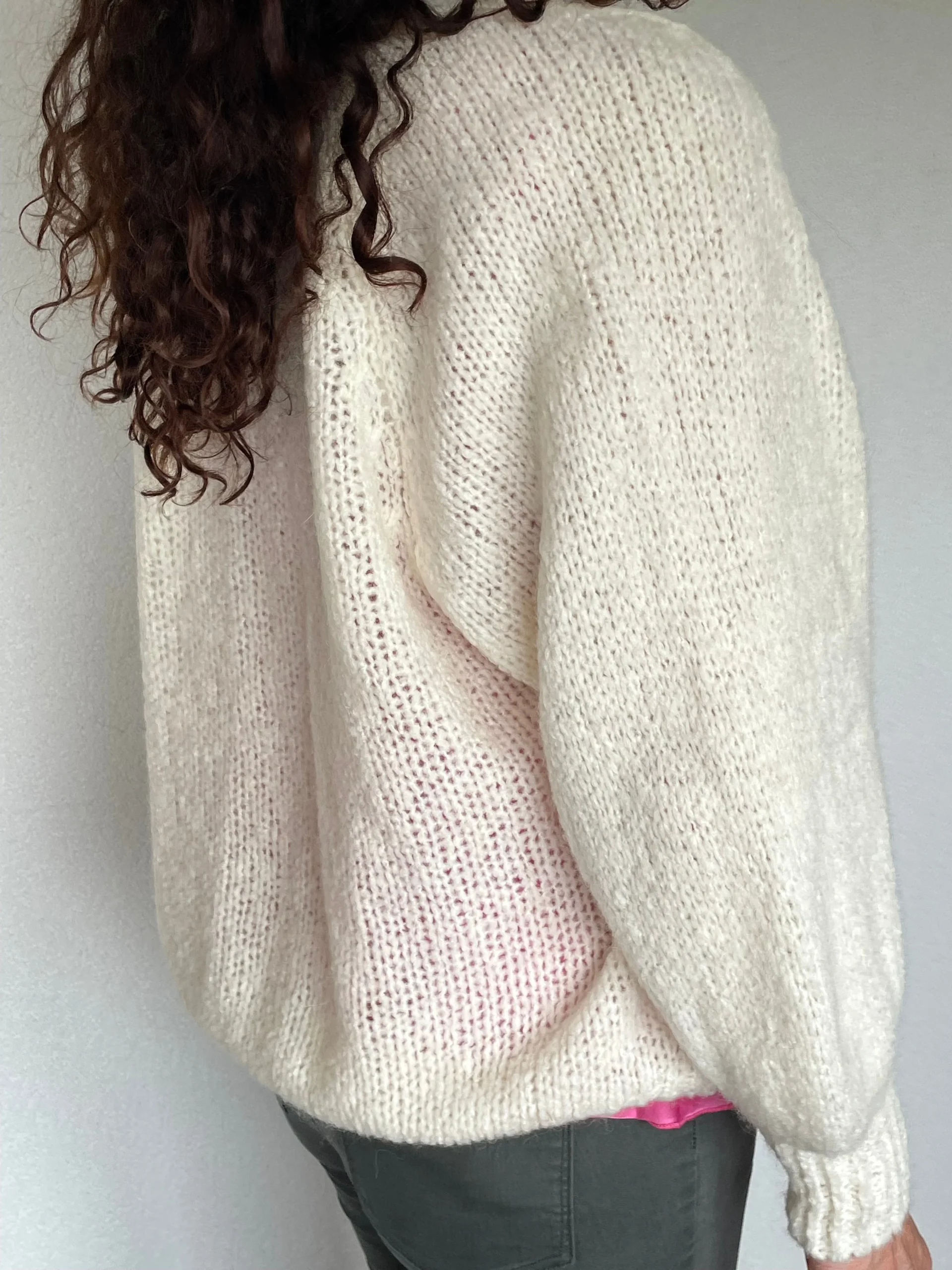 Vest Luxe Raha Ecru - Afbeelding 6