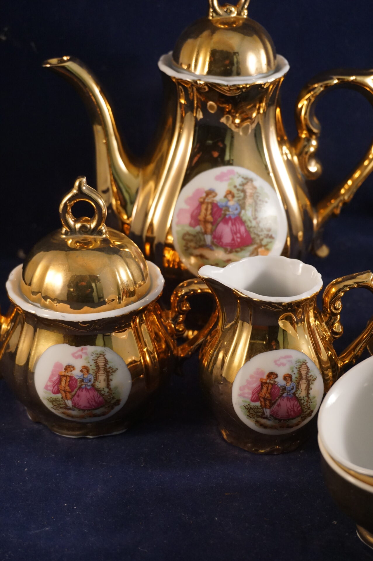 Goude Mokka Marie Antoinette servies - Afbeelding 3