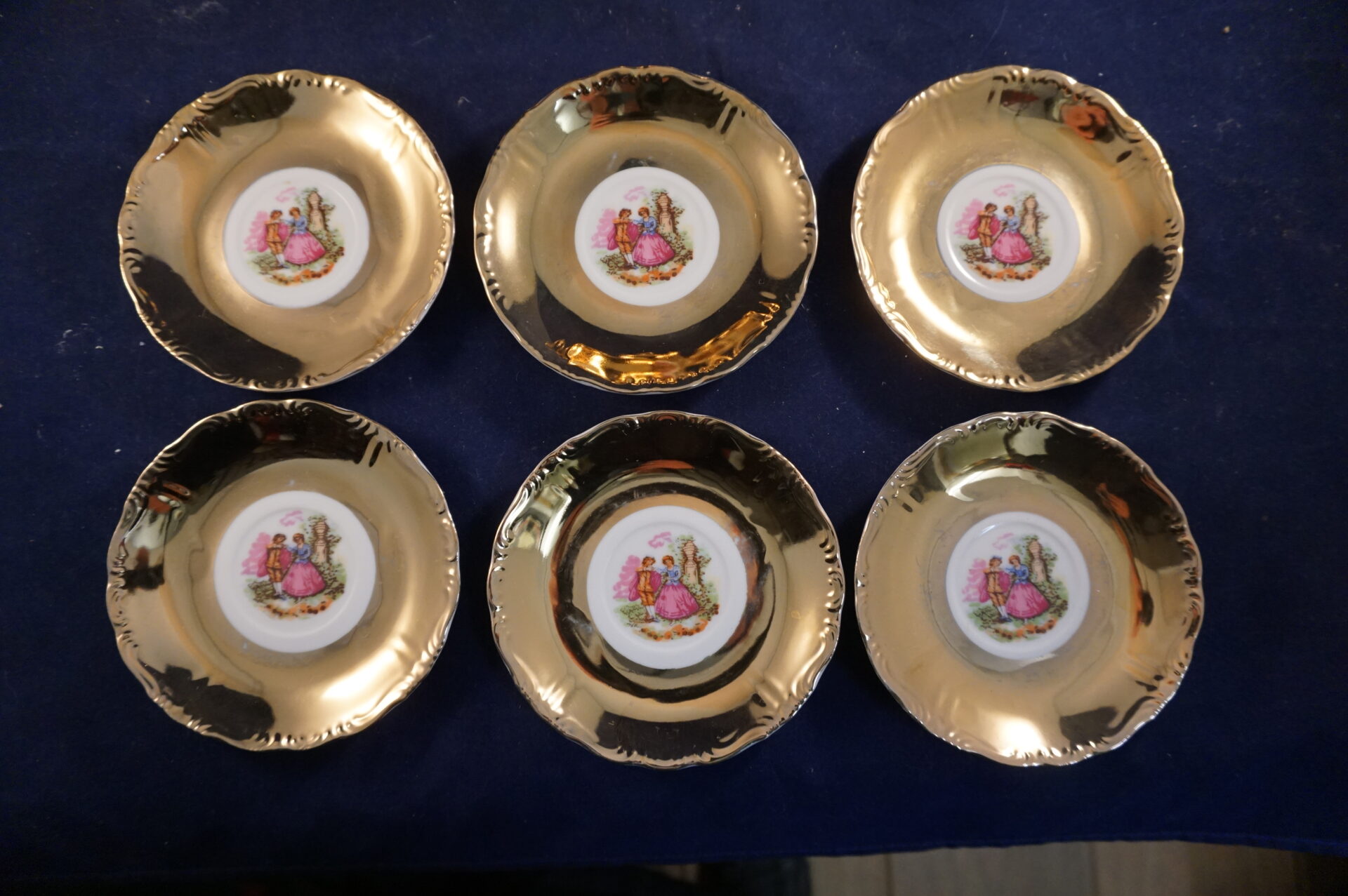 Goude Mokka Marie Antoinette servies - Afbeelding 7