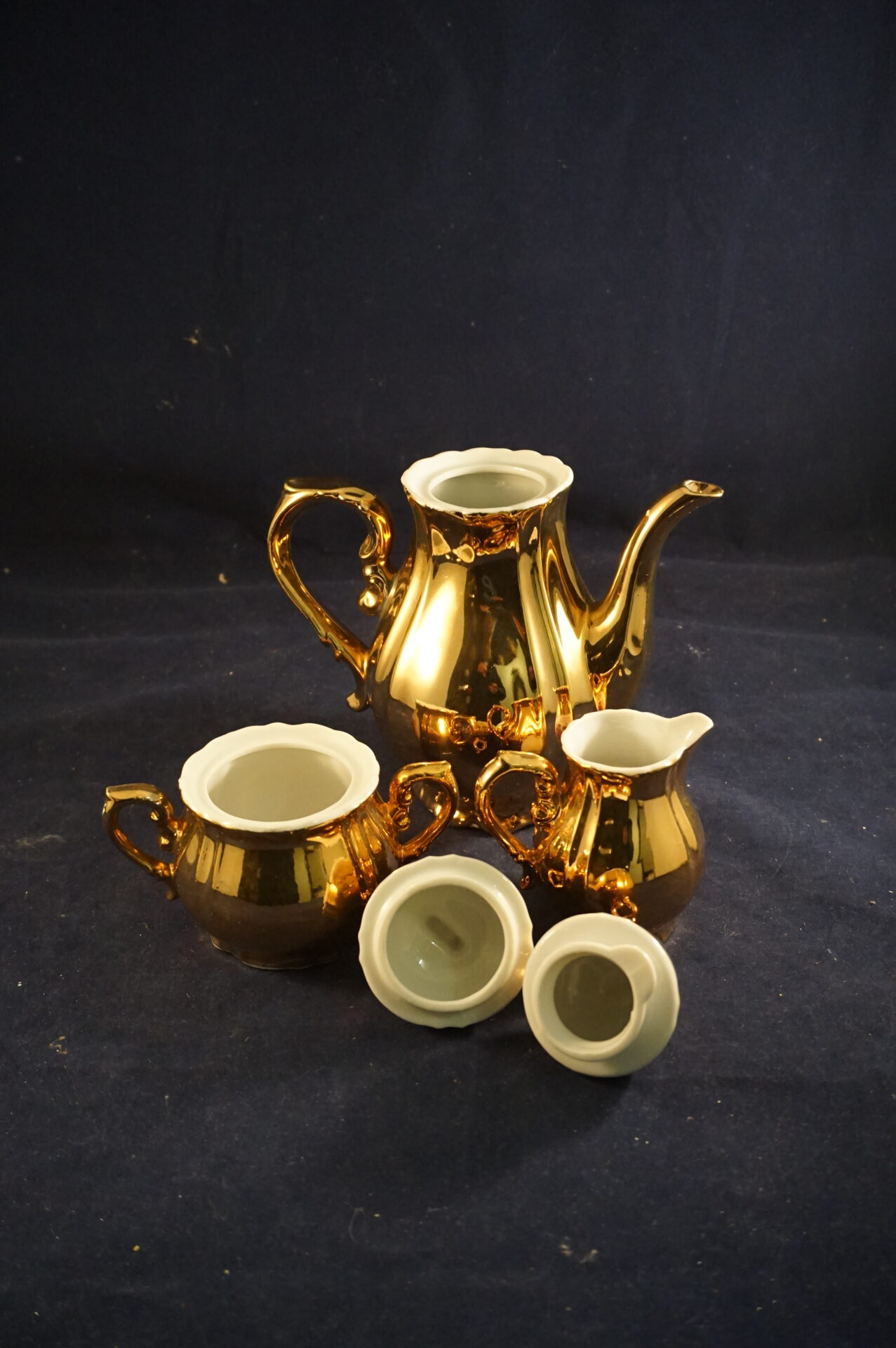 Goude Mokka Marie Antoinette servies - Afbeelding 9