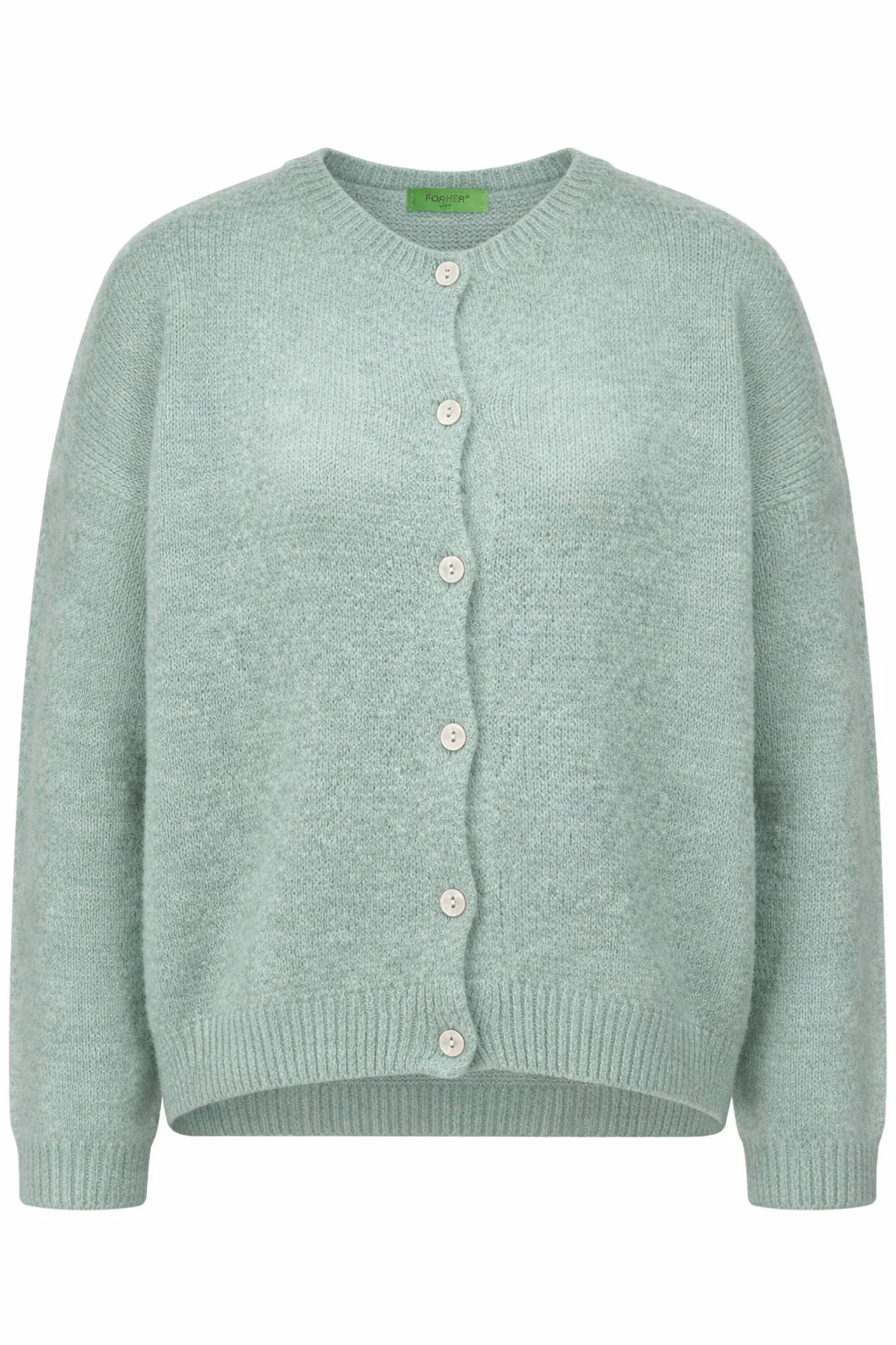 Beauregard Vest Grande Chic Button Lichtgroen - Afbeelding 2