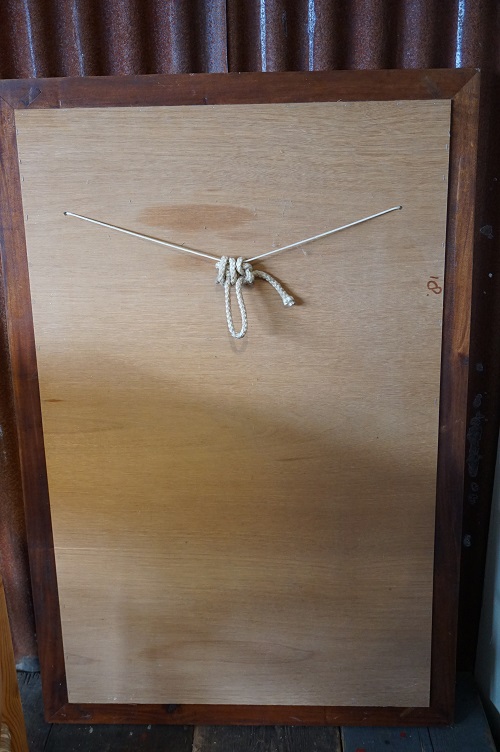 Grote spiegel met massief houten lijst - Afbeelding 3