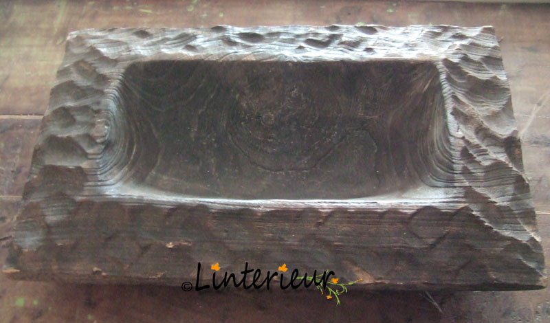 Grote houten schaal rechthoek - Afbeelding 3