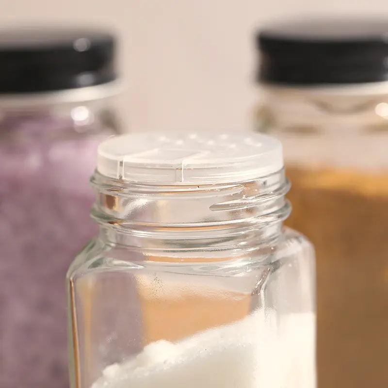 Kruidenpotjes met metalen deksel zwart - Afbeelding 3