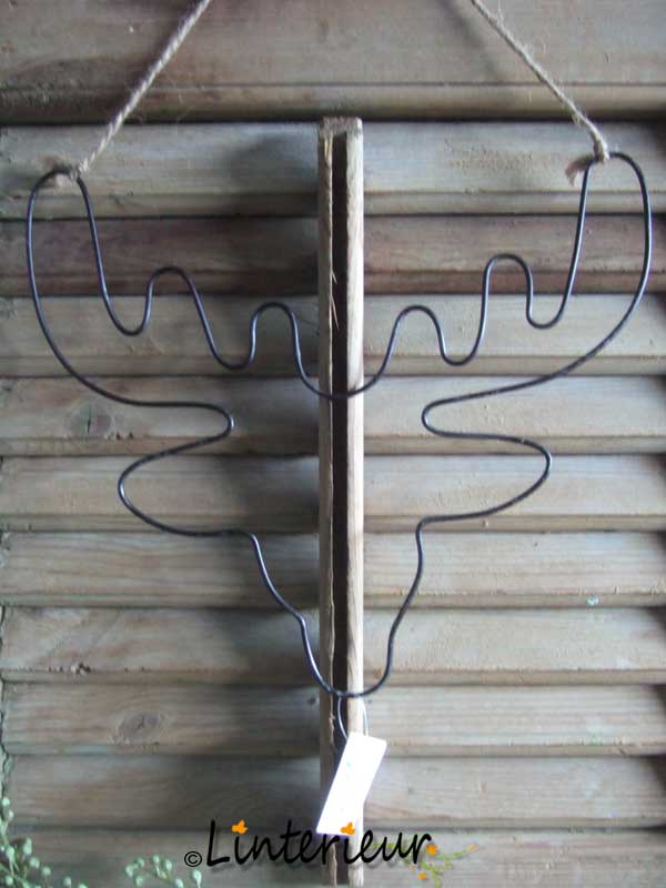 Hert hangend zwart - Afbeelding 2