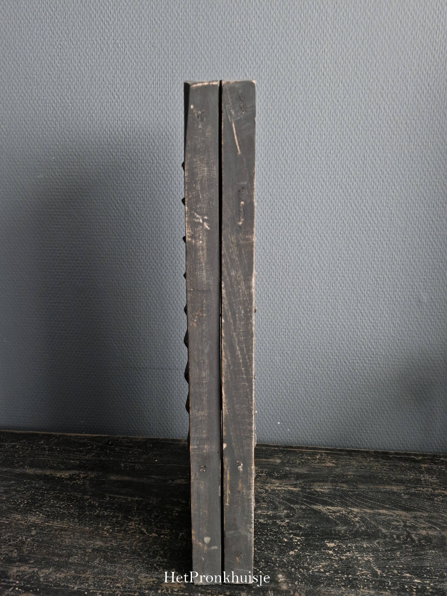 Houten dubbele louvre luik. Middel - Afbeelding 5