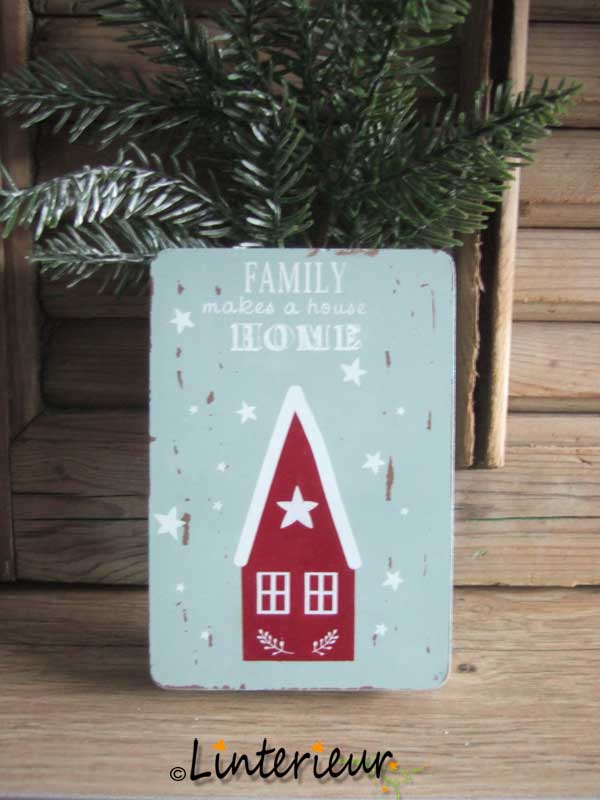 Houten kerstplankje - Afbeelding 2