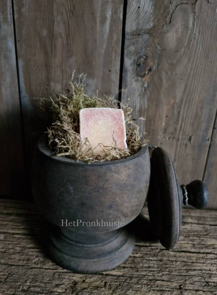 Houten potje met deksel - Afbeelding 3